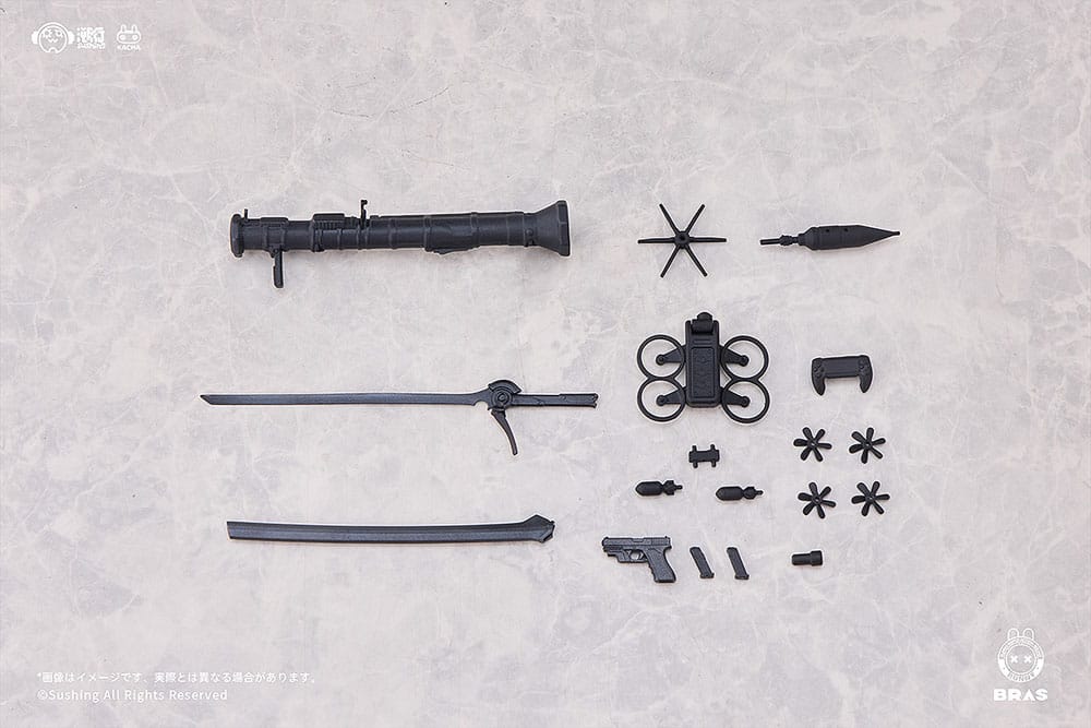 Bunny Rapid Action Squad figurine 1/12 Attacker Runa 16 cm