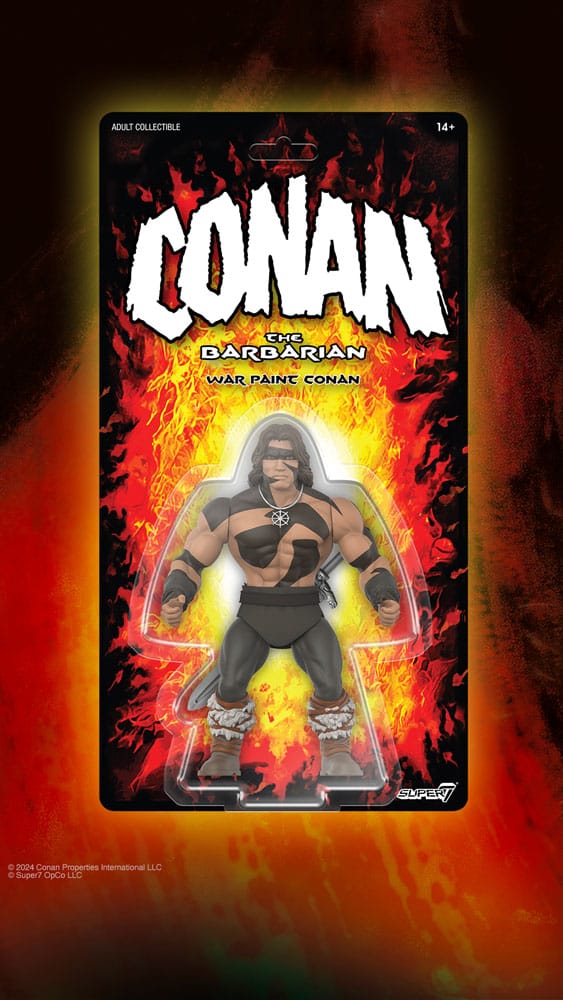 Conan le Barbare 1982 série 1 figurine Vintage Collection Conan Warpaint Ver. 14 cm