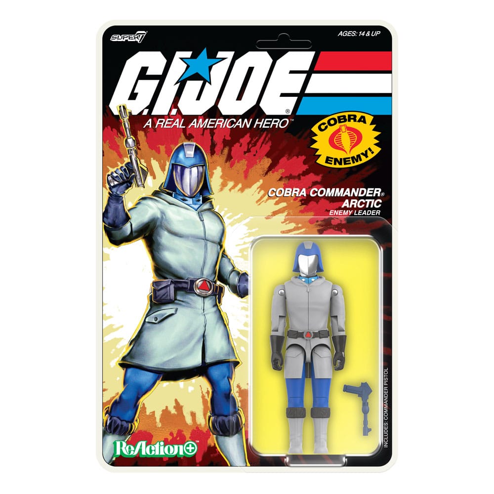 GI Joe Wave 3 figurine ReAction+ Arctic Cobra Commander (Cartoon) 10 cm
