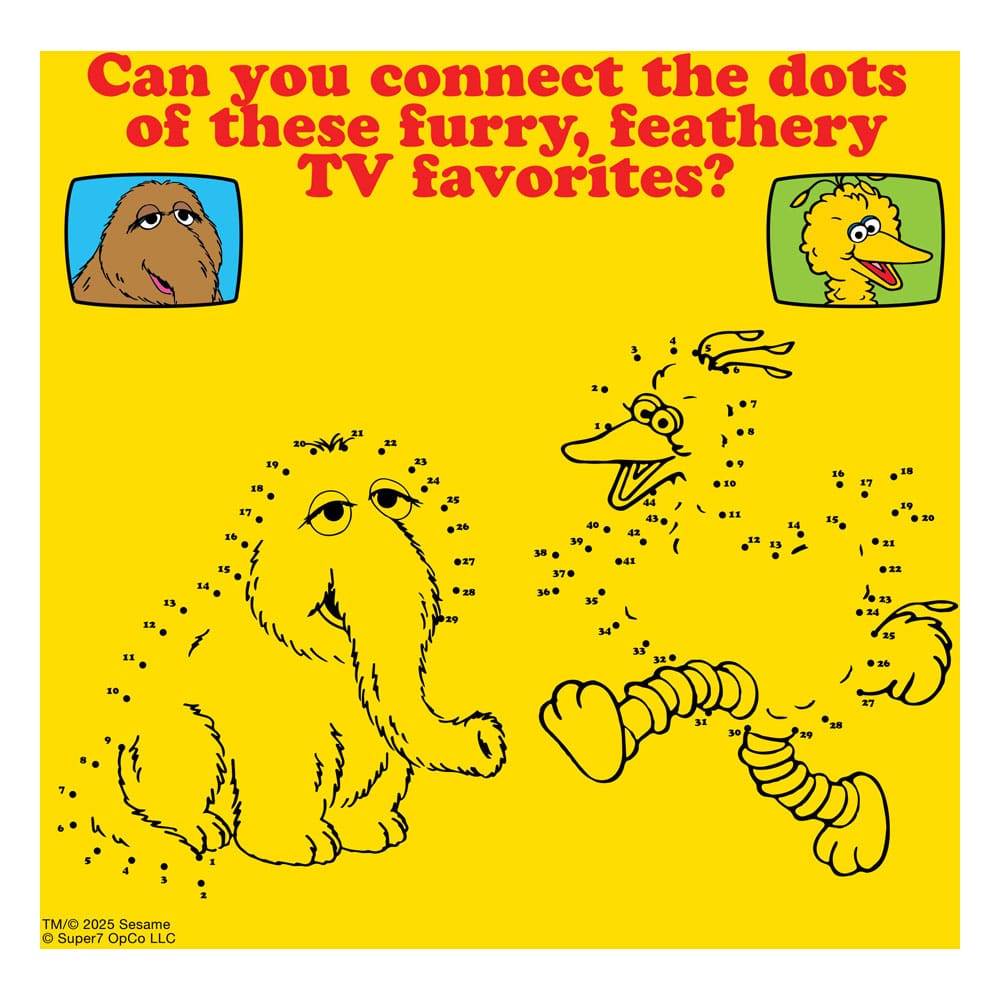 1, Rue Sésame pack 2 figurines ReAction Big Bird and Mr. Snuffleupagus 10 cm