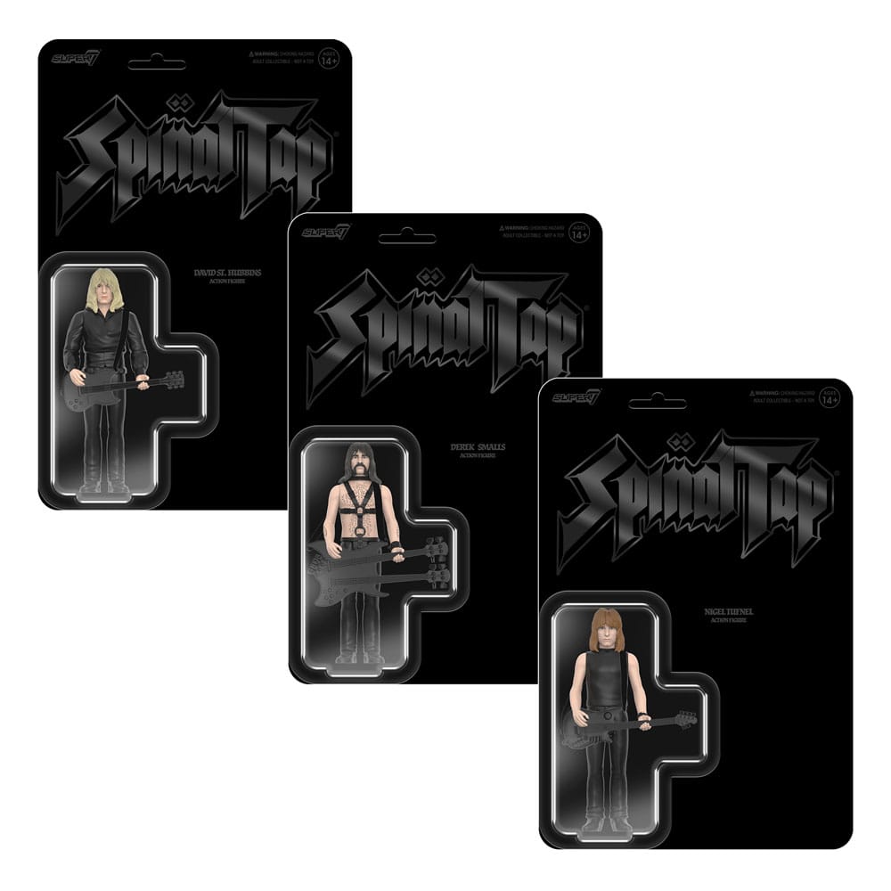 Spinal Tap figurine ReAction Wave 02 David St. Hubbins (None More Black) 10 cm