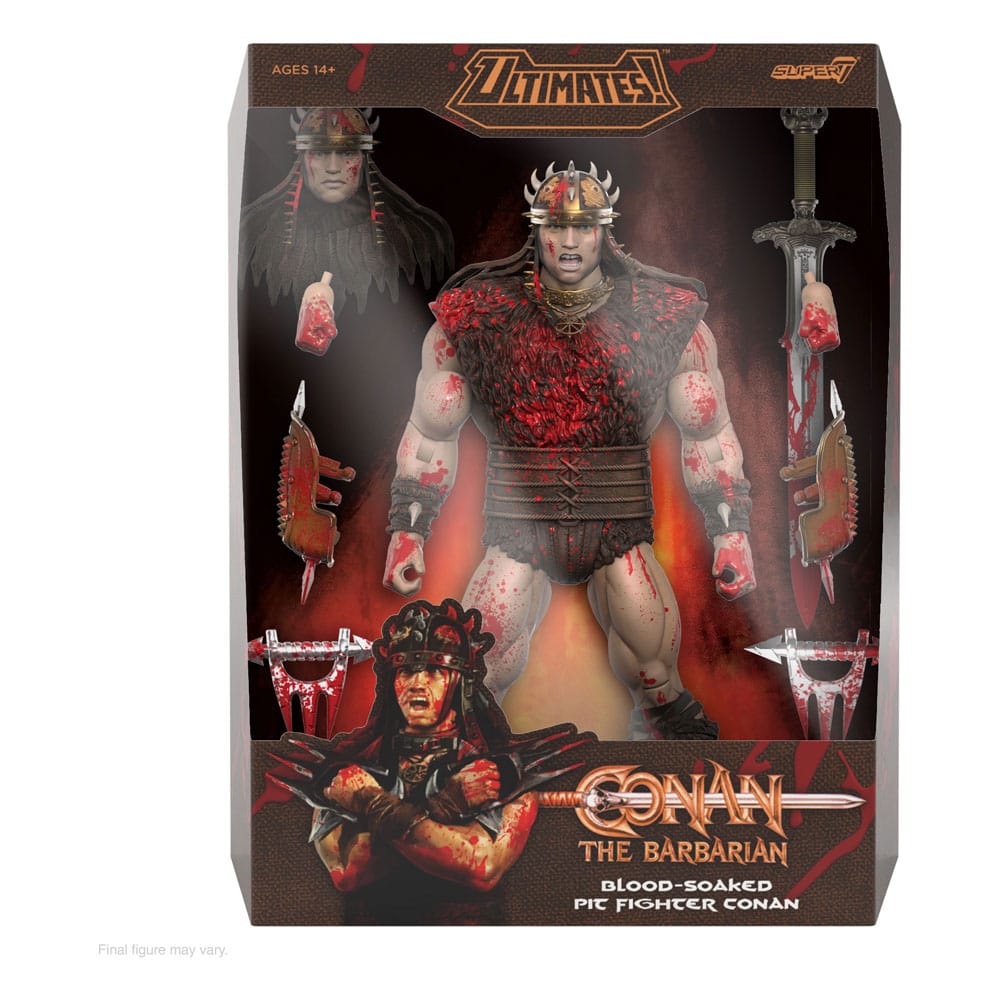 Conan le Barbare figurine Ultimates Conan Blood Soaked Pit Fighter 18 cm