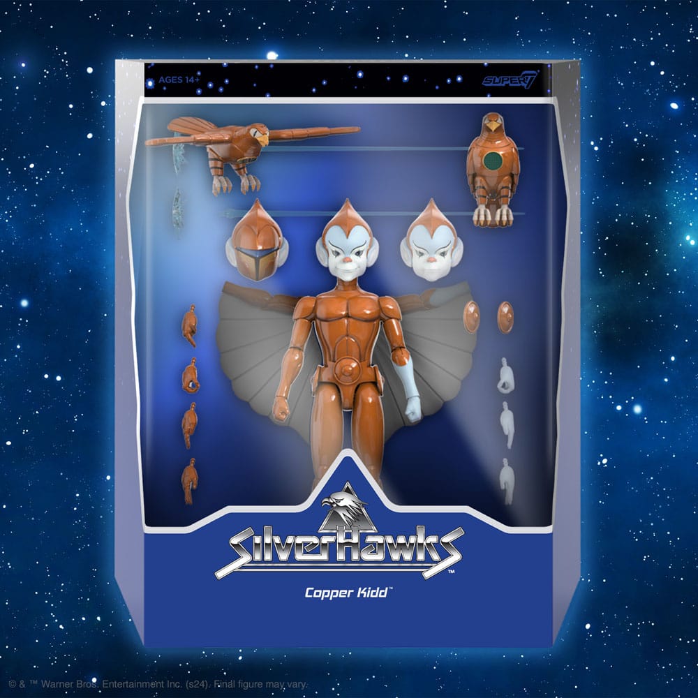 SilverHawks Wave 2 figurine Ultimates Copper Kidd (Cartoon Accurate) 18 cm