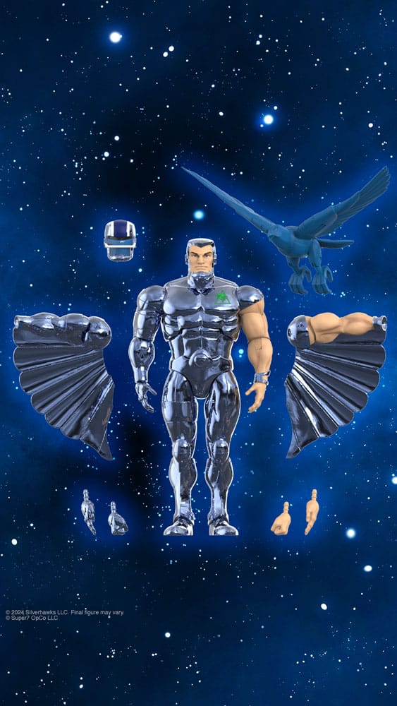 SilverHawks figurine Ultimates Steelwill (Toy Version Vac Metal) 18 cm
