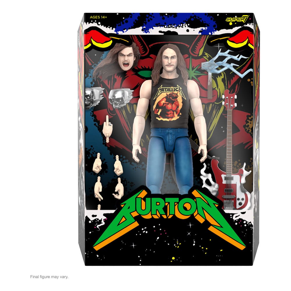Metallica Wave 2 figurine Ultimates Cliff Burton 18 cm