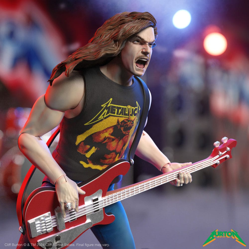 Metallica Wave 2 figurine Ultimates Cliff Burton 18 cm
