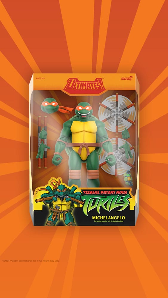 Teenage Mutant Ninja Turtles figurine Ultimates Wave 12 Michelangelo 18 cm