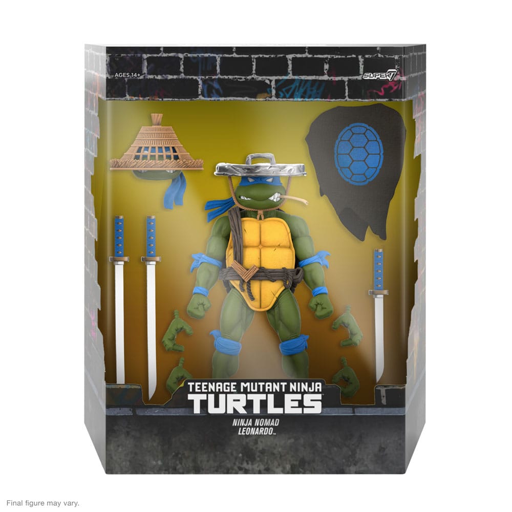 Teenage Mutant Ninja Turtles figurine Ultimates Ninja Nomad Leonardo 18 cm
