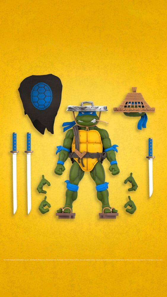 Teenage Mutant Ninja Turtles figurine Ultimates Ninja Nomad Leonardo 18 cm