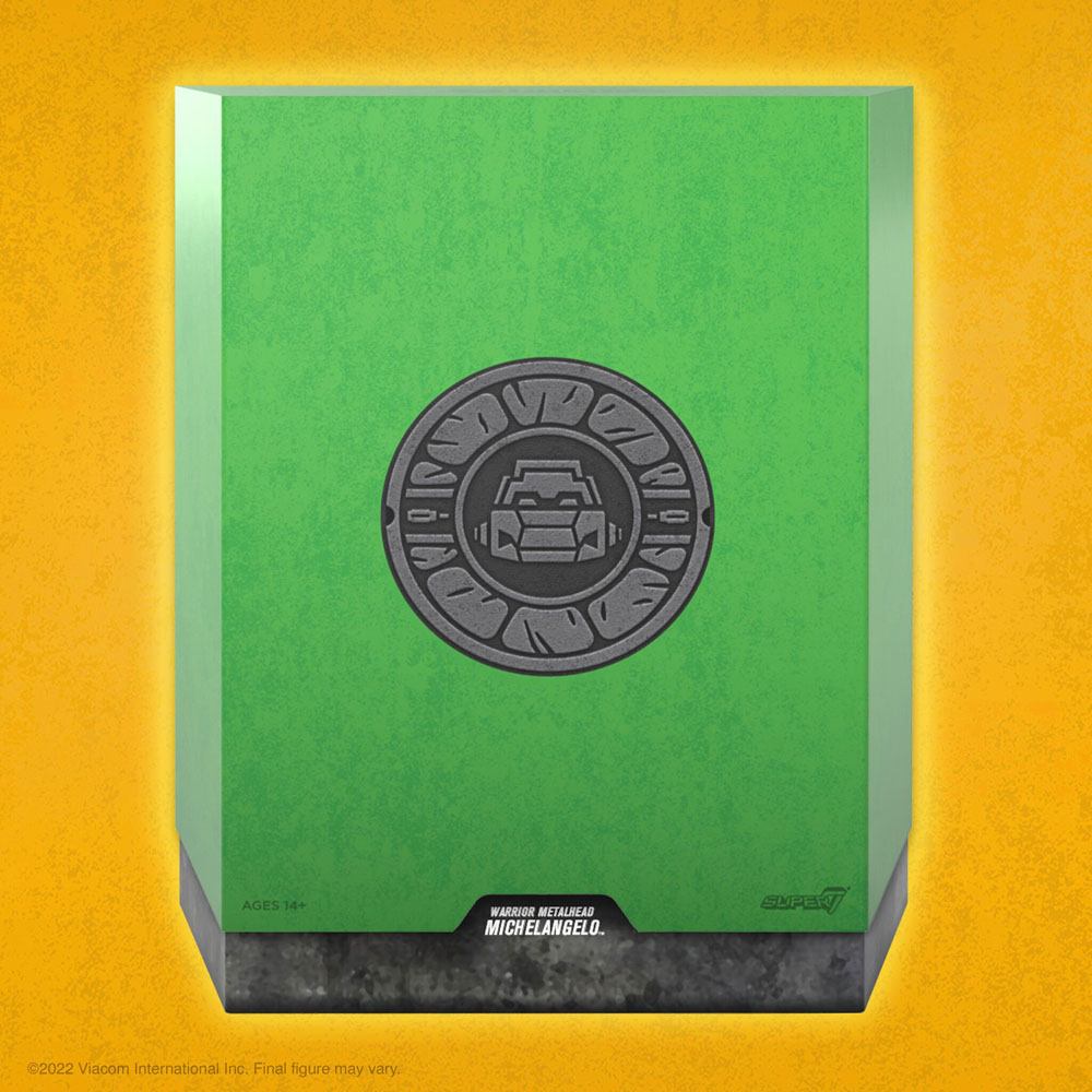 Les Tortues ninja figurine Ultimates Warrior Metalhead Michelangelo 18 cm