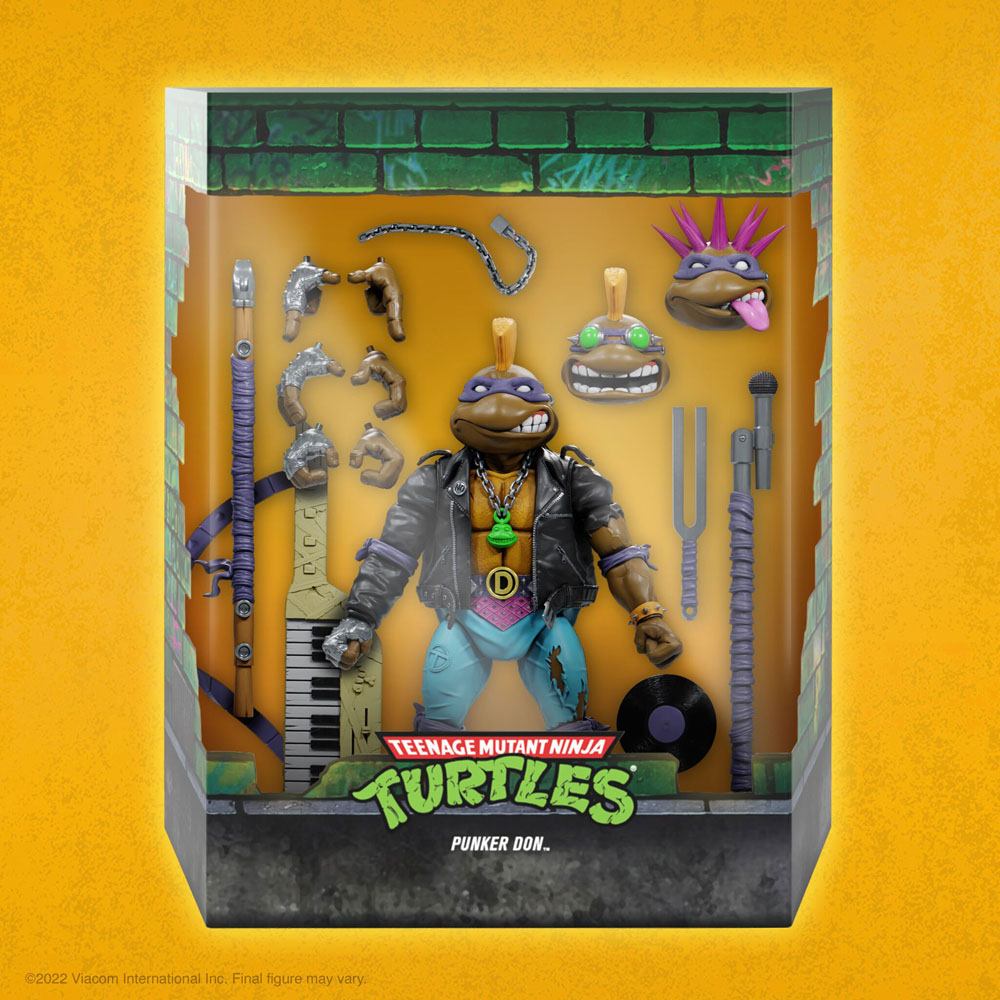 Les Tortues ninja figurine Ultimates Punker Donatello 18 cm