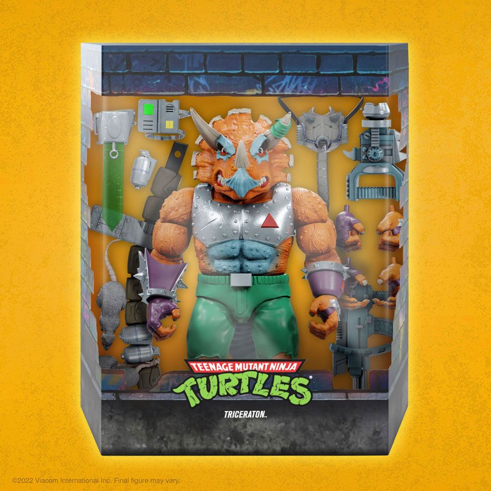 Les Tortues ninja figurine Ultimates Triceraton 20 cm