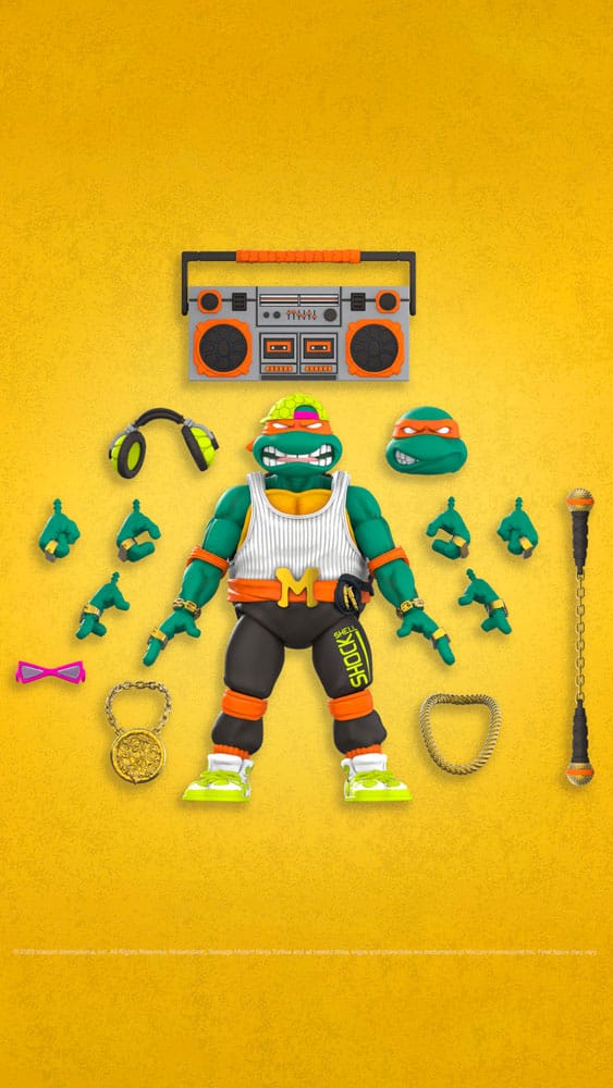 Teenage Mutant Ninja Turtles figurine Ultimates Rappin' Mike 18 cm