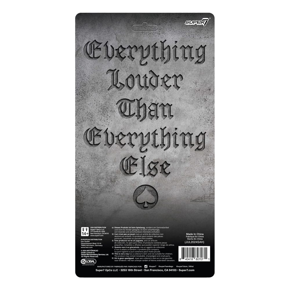 Motorhead série 1 figurine Vintage Collection Lemmy 14 cm