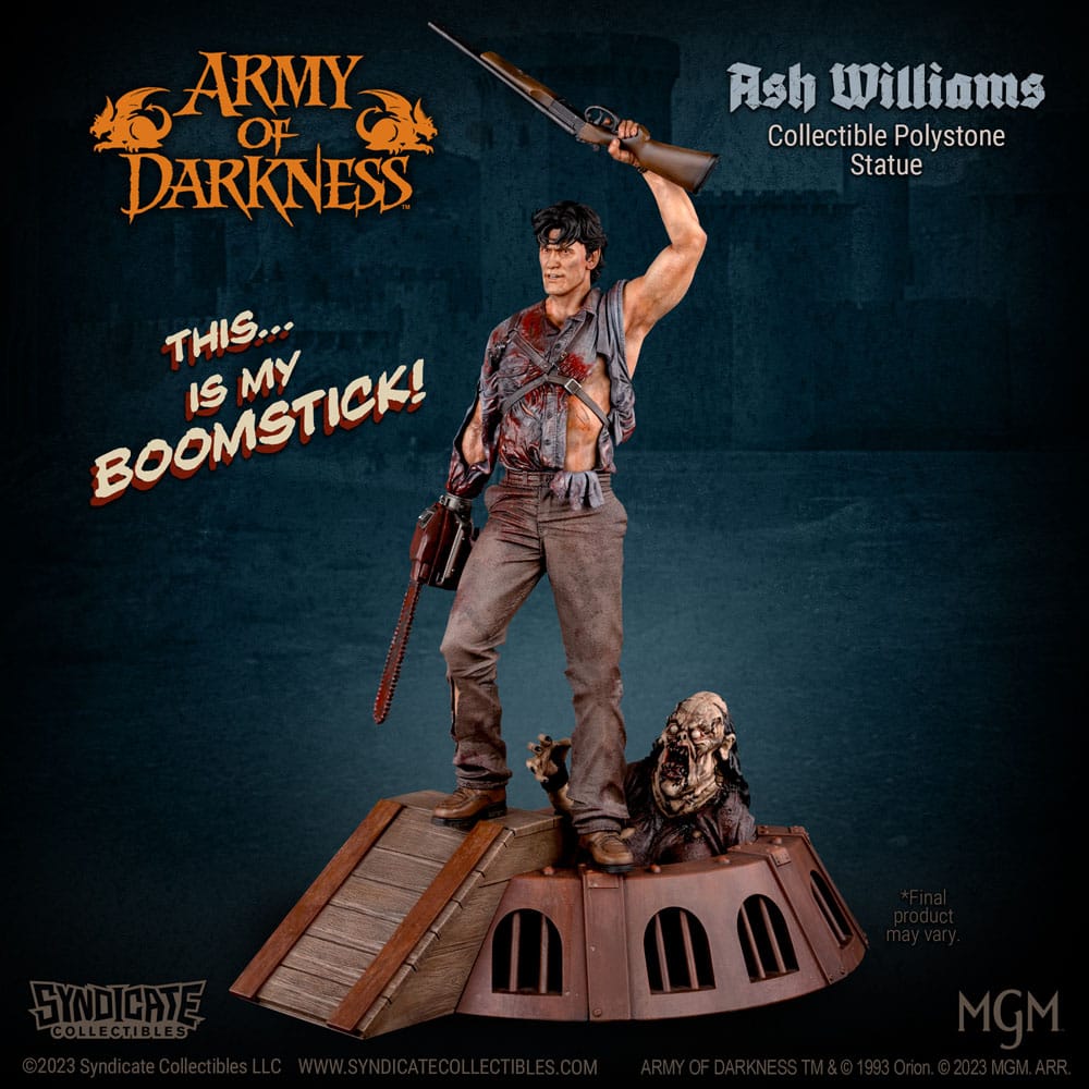 L'Armée des Ténèbres statuette 1/10 Ash Williams 28 cm