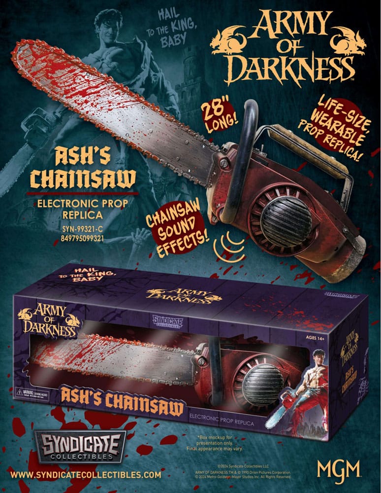 Army of Darkness Réplique Prop Ash's Chainsaw 71 cm
