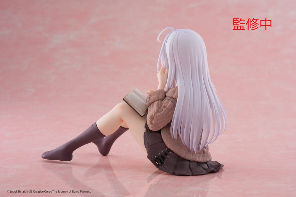 Wandering Witch: The Journey of Elaina statuette PVC Desktop Cute Figure Elaina Casual Clothes Ver. 13 cm