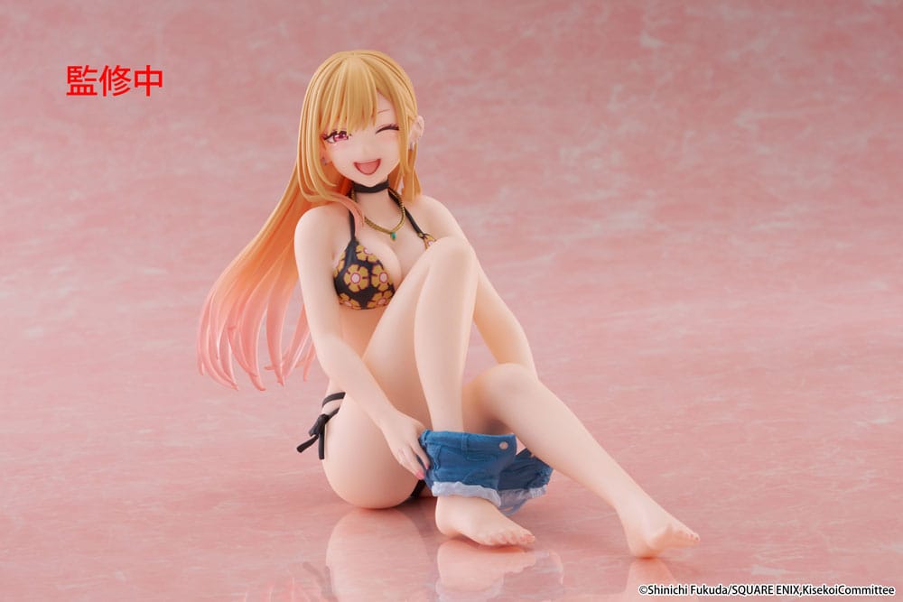 My Dress-Up Darling statuette PVC Desktop Cute Figure Marin Kitagawa Measured Swimsuit Ver. 13 cm