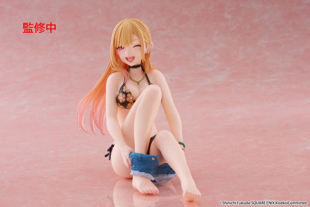 My Dress-Up Darling statuette PVC Desktop Cute Figure Marin Kitagawa Measured Swimsuit Ver. 13 cm