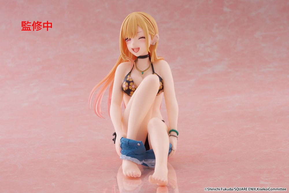 My Dress-Up Darling statuette PVC Desktop Cute Figure Marin Kitagawa Measured Swimsuit Ver. 13 cm