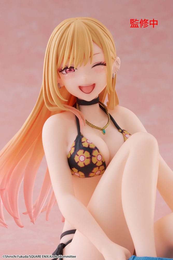 My Dress-Up Darling statuette PVC Desktop Cute Figure Marin Kitagawa Measured Swimsuit Ver. 13 cm