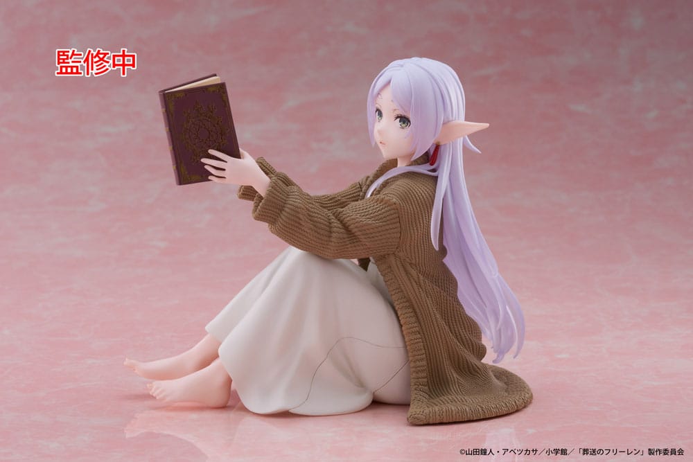 Frieren: Beyond Journey's End statuette PVC Desktop Cute Figure Frieren Roomwear Ver. 13 cm