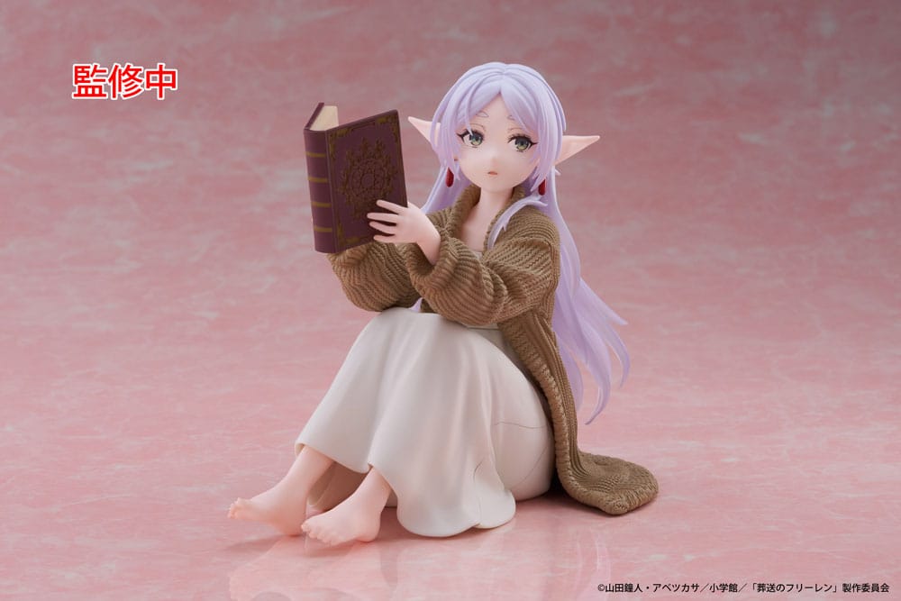 Frieren: Beyond Journey's End statuette PVC Desktop Cute Figure Frieren Roomwear Ver. 13 cm