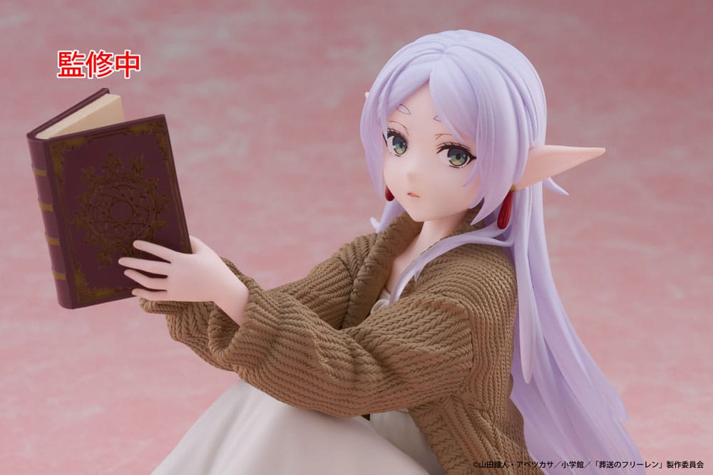 Frieren: Beyond Journey's End statuette PVC Desktop Cute Figure Frieren Roomwear Ver. 13 cm