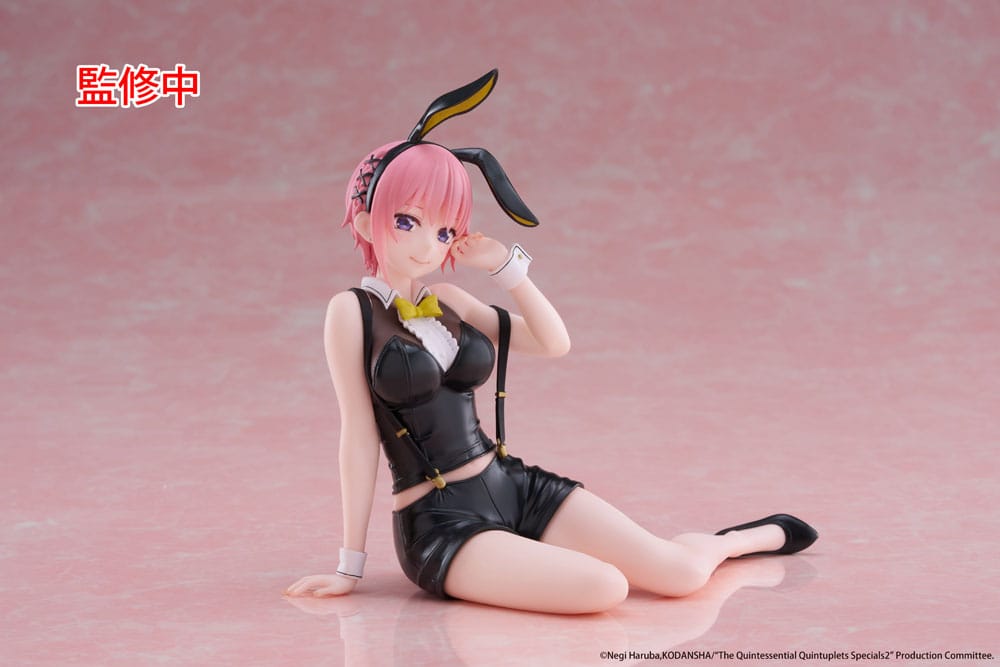 The Quintessential Quintuplets 3 statuette PVC Desktop Cute Figure Ichika Nakano Bunny Ver. 13 cm