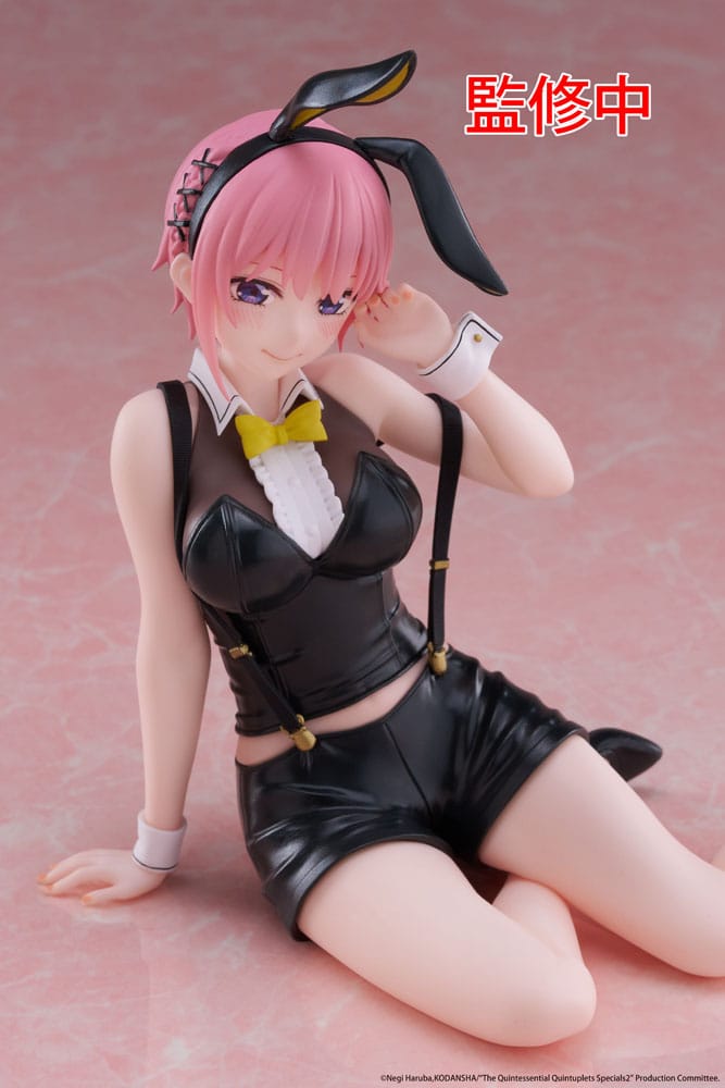 The Quintessential Quintuplets 3 statuette PVC Desktop Cute Figure Ichika Nakano Bunny Ver. 13 cm