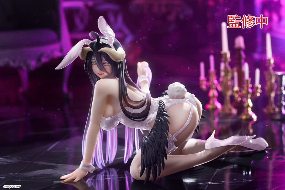 Overlord Desktop Cute statuette PVC Albedo (Bunny Ver.) Renewal 13 cm