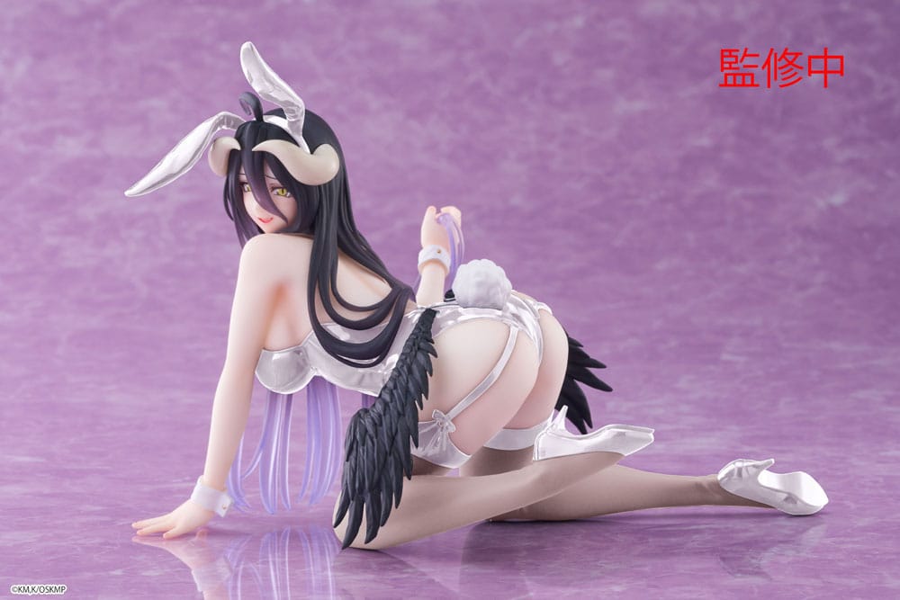 Overlord Desktop Cute statuette PVC Albedo (Bunny Ver.) Renewal 13 cm