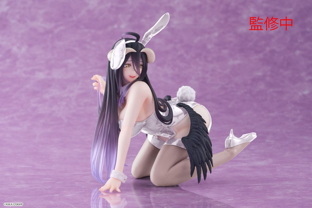 Overlord Desktop Cute statuette PVC Albedo (Bunny Ver.) Renewal 13 cm
