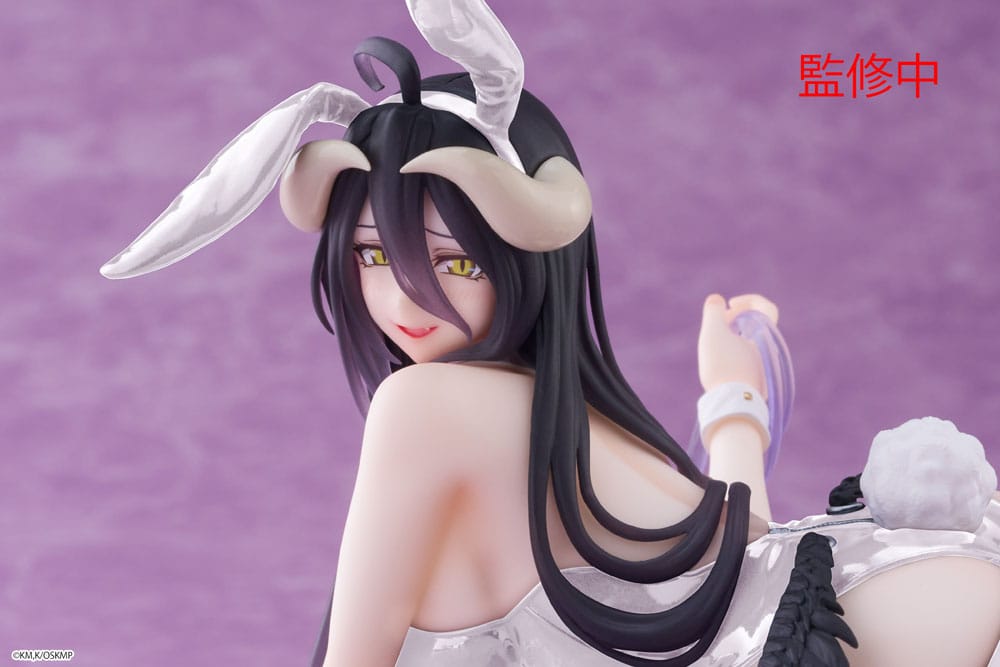 Overlord Desktop Cute statuette PVC Albedo (Bunny Ver.) Renewal 13 cm