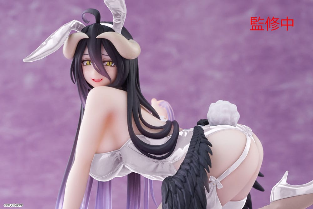 Overlord Desktop Cute statuette PVC Albedo (Bunny Ver.) Renewal 13 cm