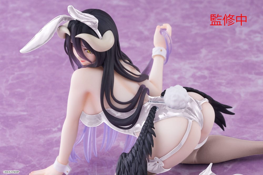 Overlord Desktop Cute statuette PVC Albedo (Bunny Ver.) Renewal 13 cm