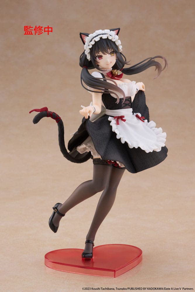 Date A Live V Coreful statuette PVC Kurumi Tokisaki Cat Ear Maid Ver. 18 cm