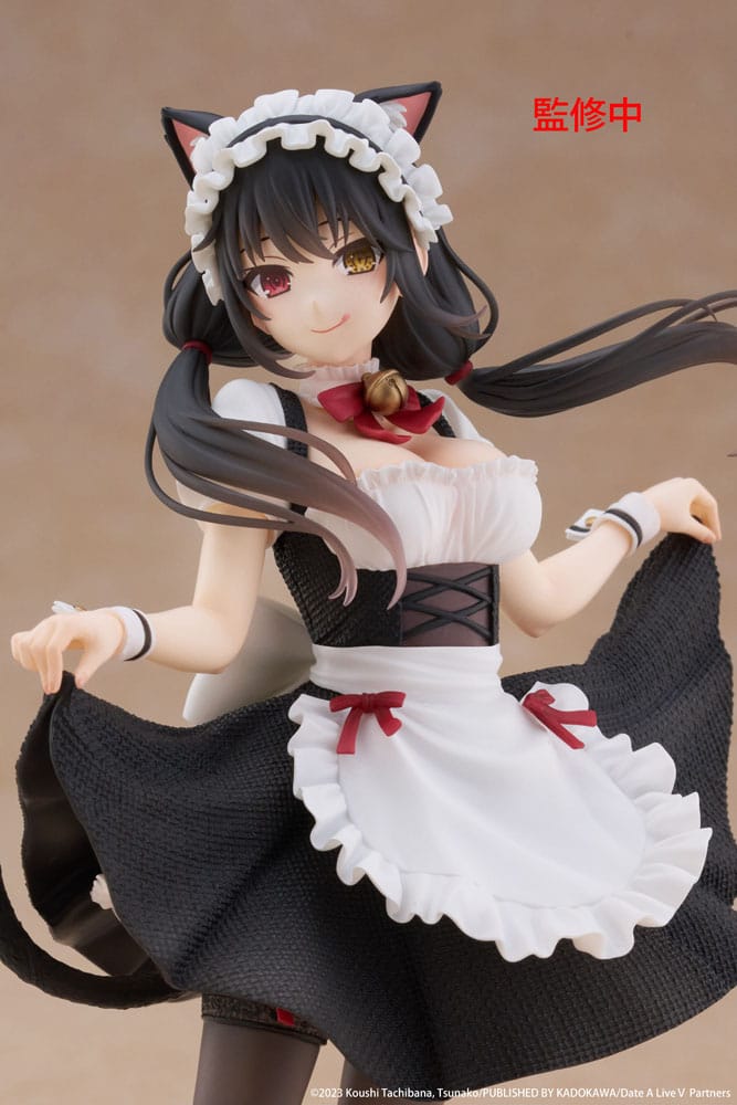 Date A Live V Coreful statuette PVC Kurumi Tokisaki Cat Ear Maid Ver. 18 cm