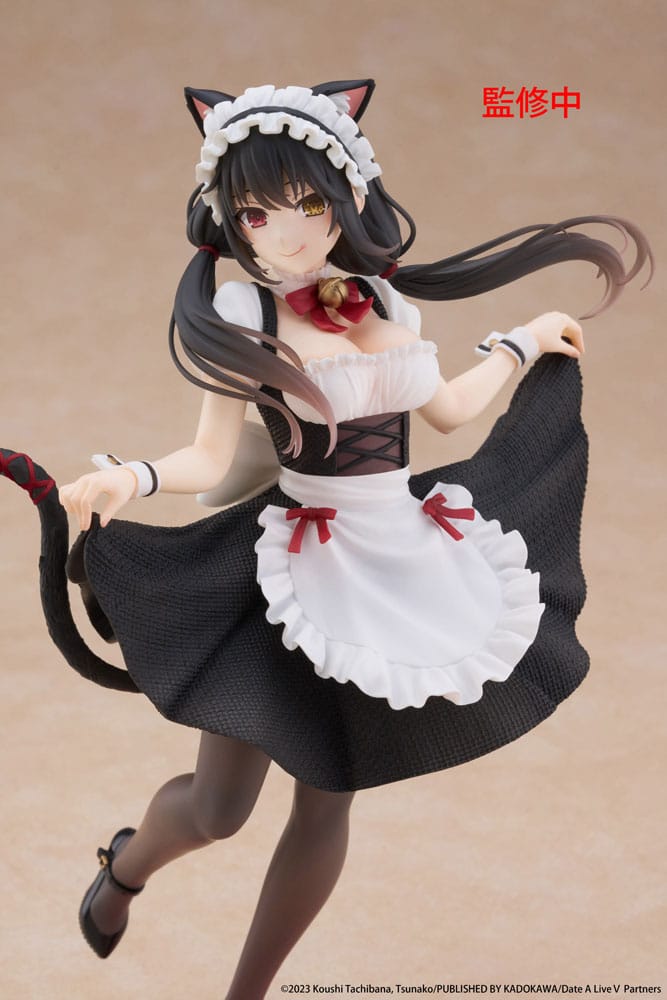 Date A Live V Coreful statuette PVC Kurumi Tokisaki Cat Ear Maid Ver. 18 cm