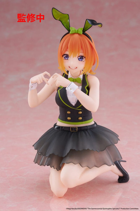 The Quintessential Quintuplets 3 statuette PVC Desktop Cute Figure Yotsuba Nakano (Bunny Ver.) 13 cm