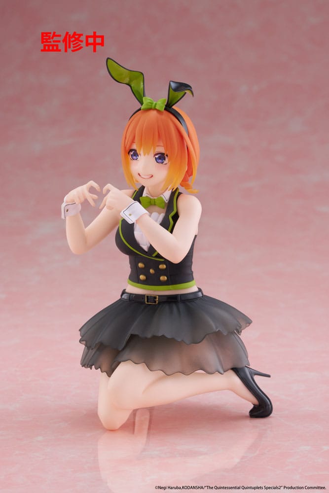 The Quintessential Quintuplets 3 statuette PVC Desktop Cute Figure Yotsuba Nakano (Bunny Ver.) 13 cm