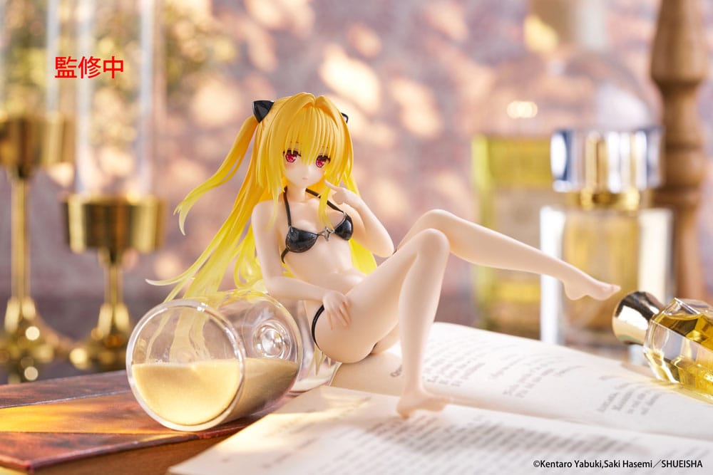 To Love-Ru Darkness statuette PVC Aqua Float Girls Golden Darkness 10 cm