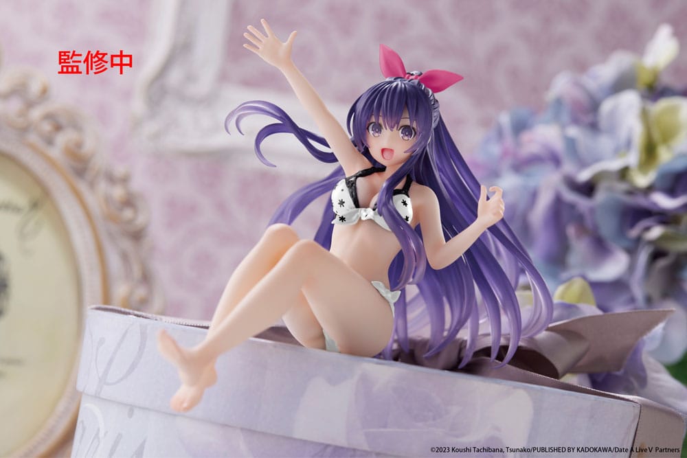 Date A Live V statuette PVC Aqua Float Girls Tohka Yatogami Renewal 10 cm