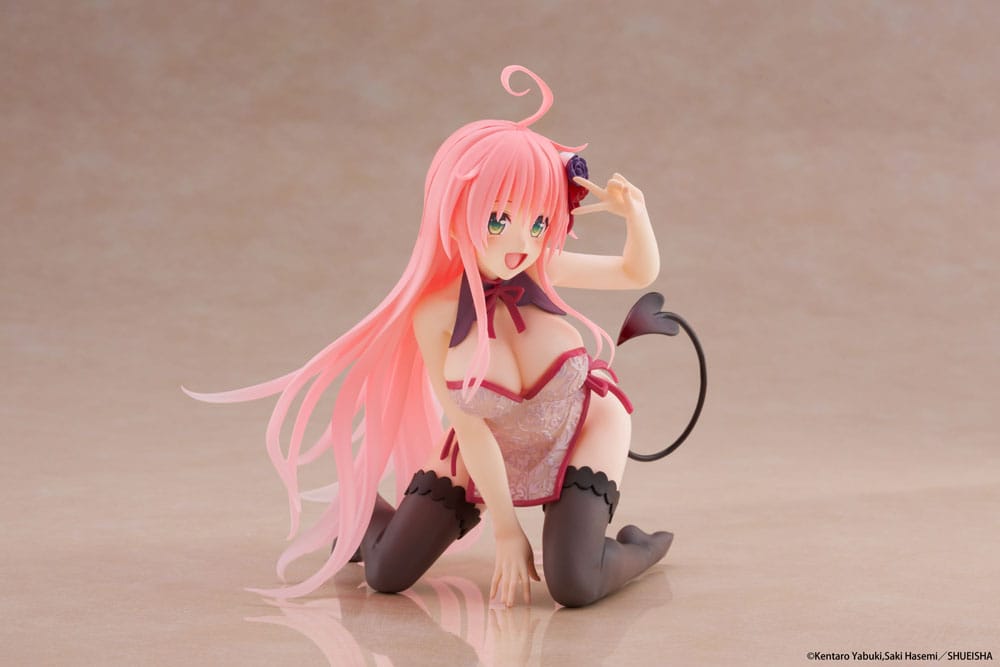 To Love-Ru Darkness statuette PVC Desktop Cute Figure Lala Chinese Dress Ver. 13 cm