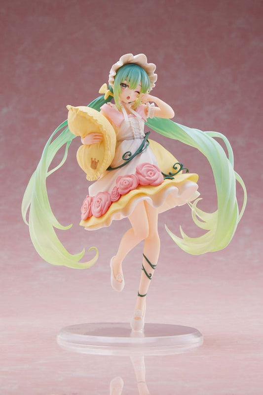 Hatsune Miku statuette PVC Hatsune Miku Wonderland Figure Sleeping Beauty Reissue 18 cm