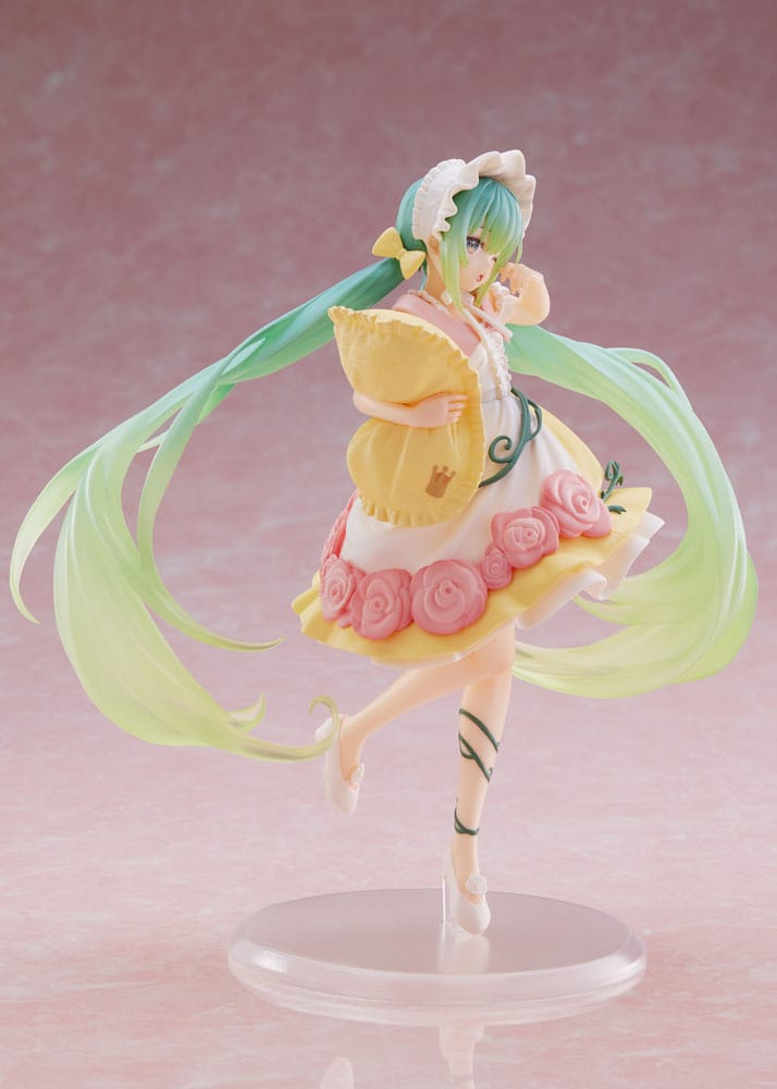 Hatsune Miku statuette PVC Hatsune Miku Wonderland Figure Sleeping Beauty Reissue 18 cm