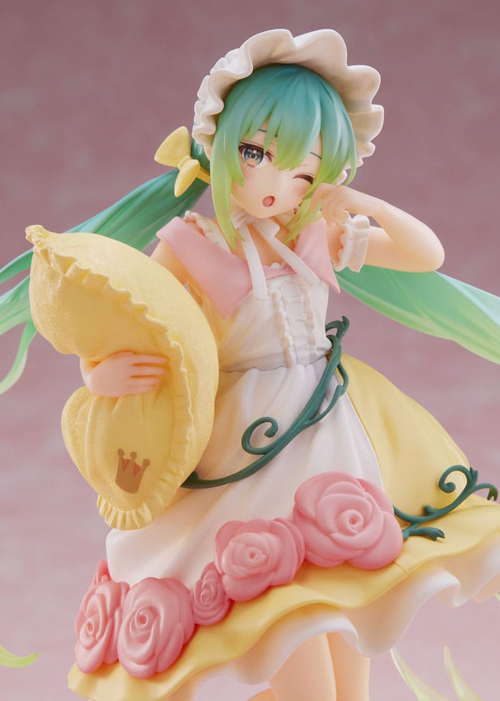 Hatsune Miku statuette PVC Hatsune Miku Wonderland Figure Sleeping Beauty Reissue 18 cm