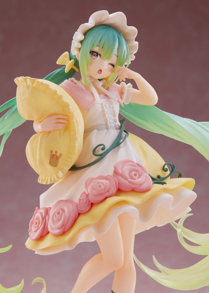 Hatsune Miku statuette PVC Hatsune Miku Wonderland Figure Sleeping Beauty Reissue 18 cm