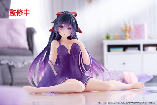 Date A Live V statuette PVC Desktop Cute Figure Tohka Yatogami Nightwear Ver. Renewal 13 cm