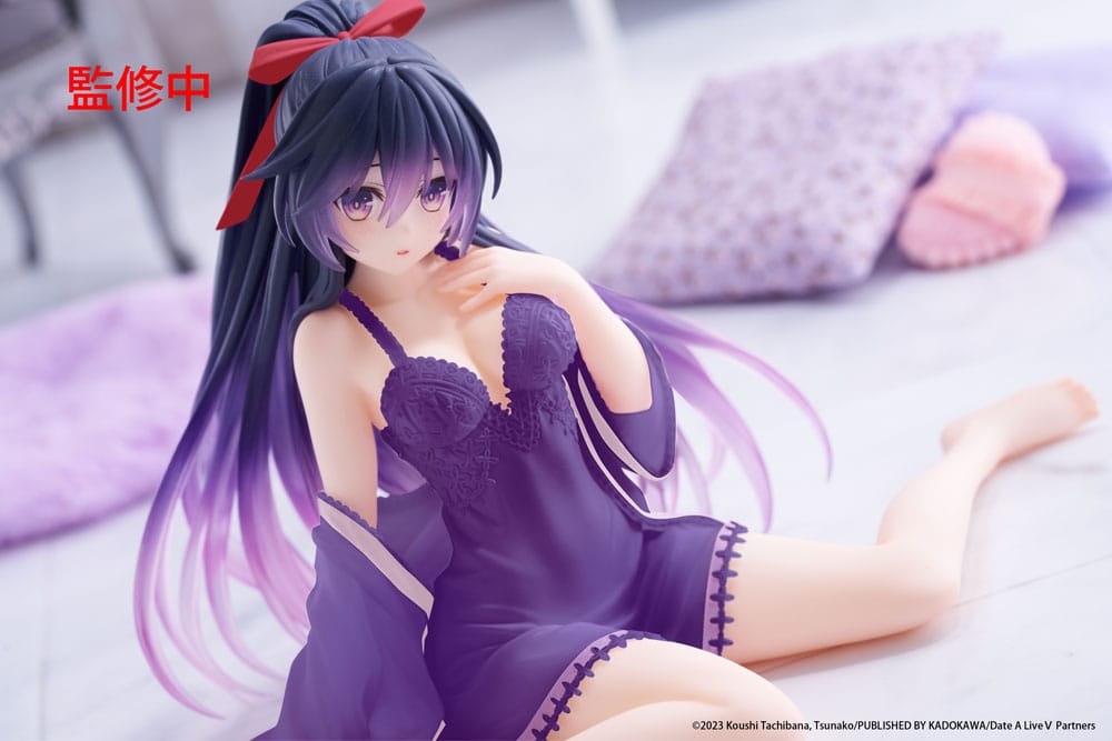Date A Live V statuette PVC Desktop Cute Figure Tohka Yatogami Nightwear Ver. Renewal 13 cm